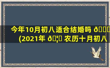 今年10月初八适合结婚吗 🐕 (2021年 🦋 农历十月初八宜嫁娶吗)